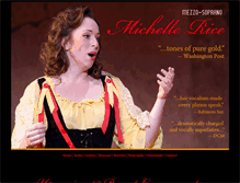 Tablet Screenshot of michelle-rice.com
